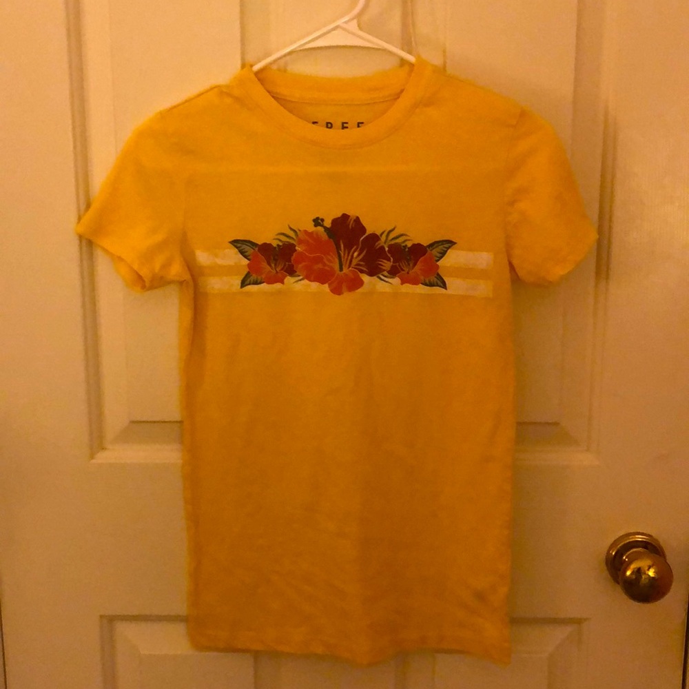 Aeropostale Free State Yellow Tee